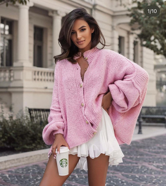 Saison cardigan pink