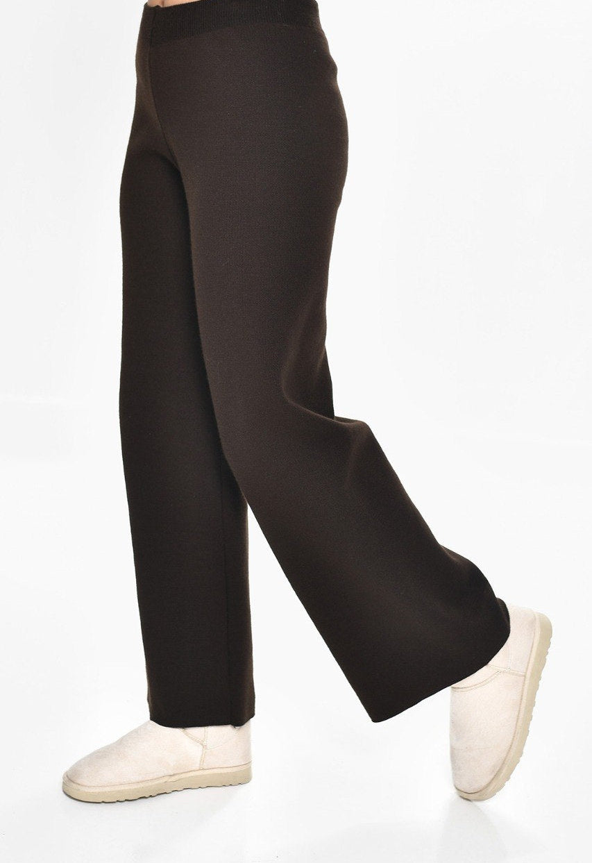 Pants Wool Brown