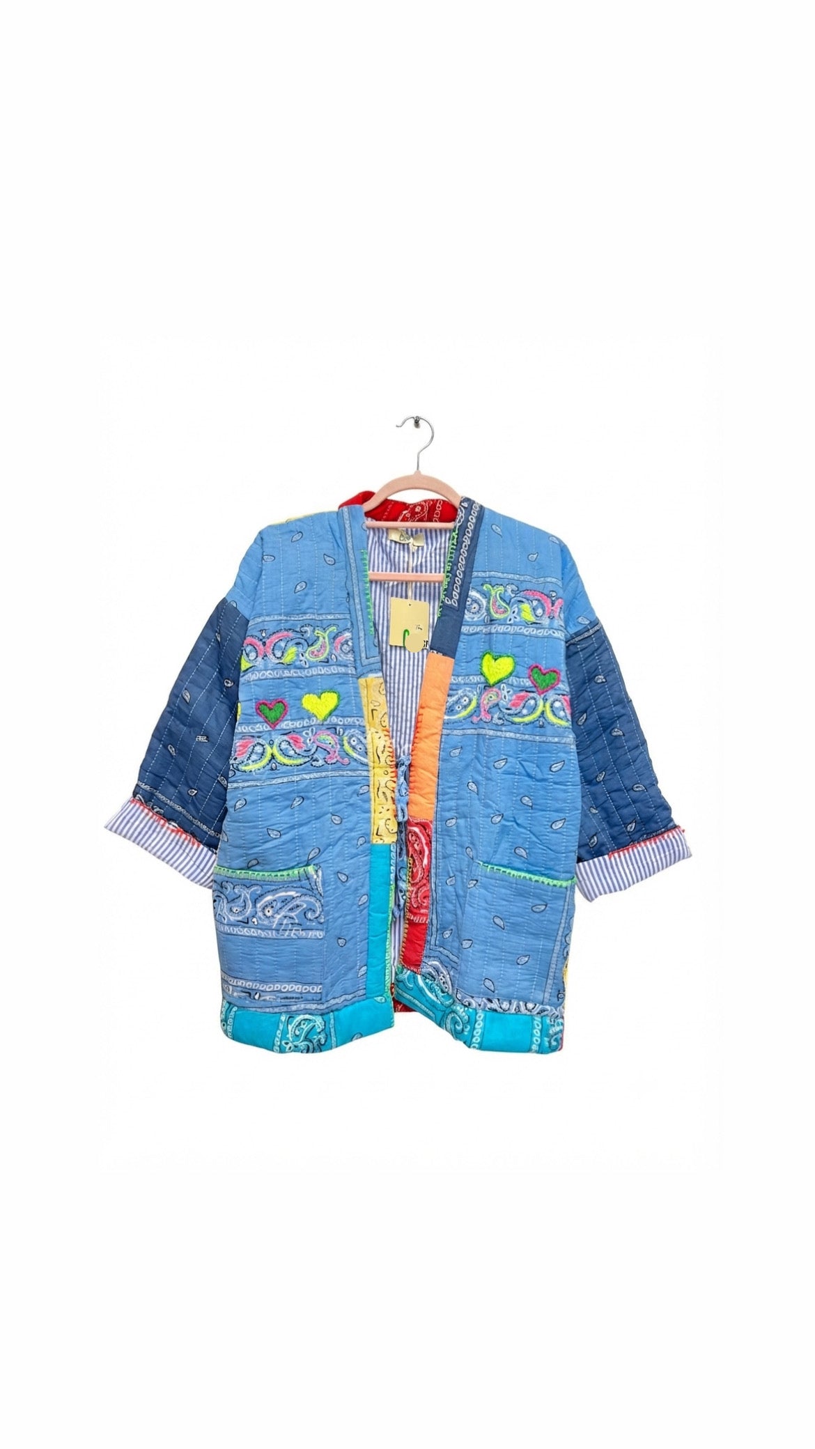 Jacket bandana multicolor blue