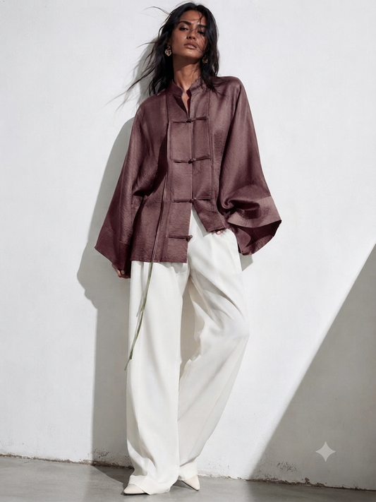 Shirt Tang burgundy light