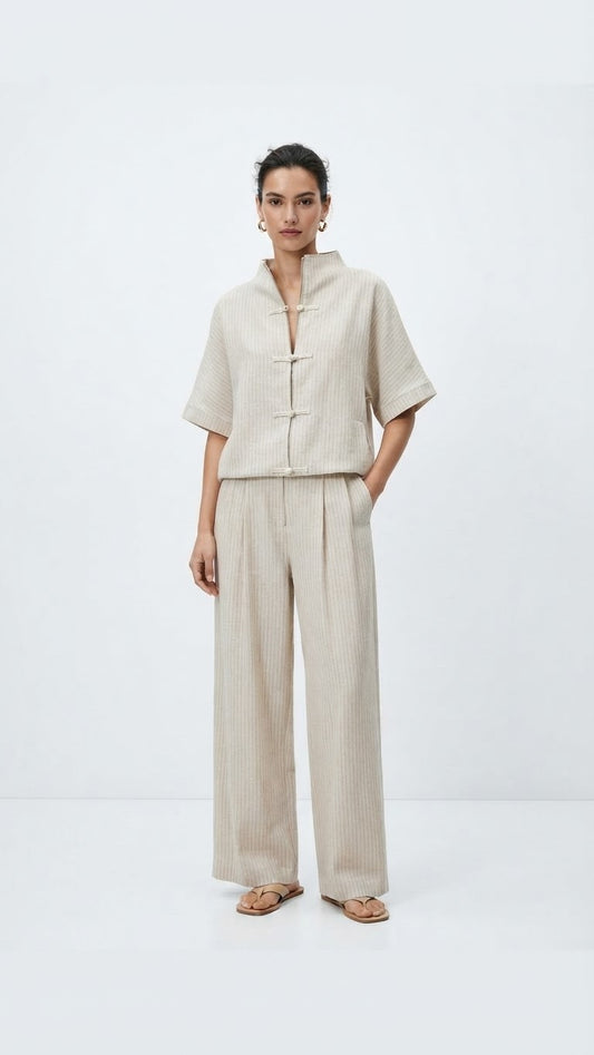 Set Tang stripe offwhite