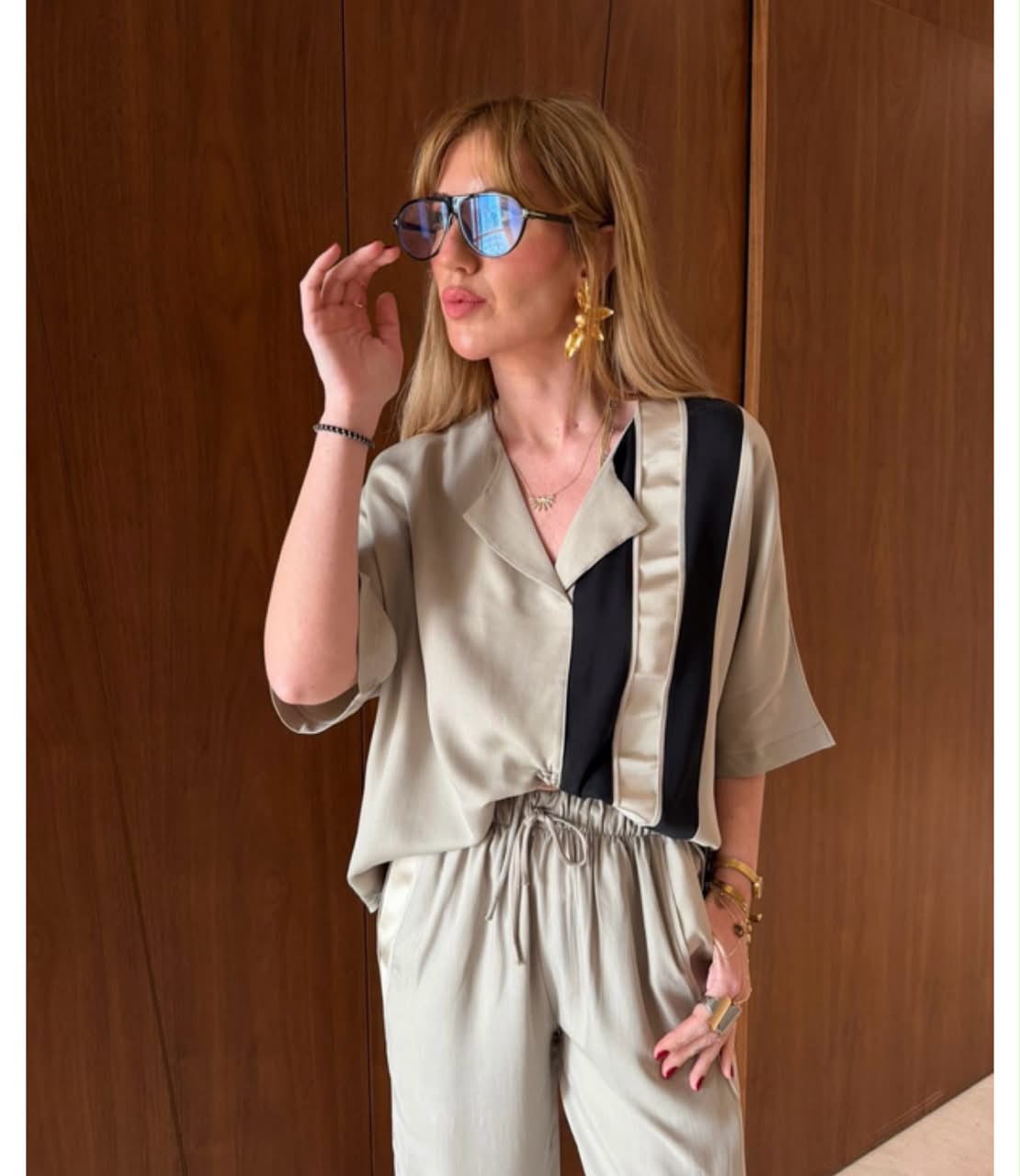 Set lined stripe