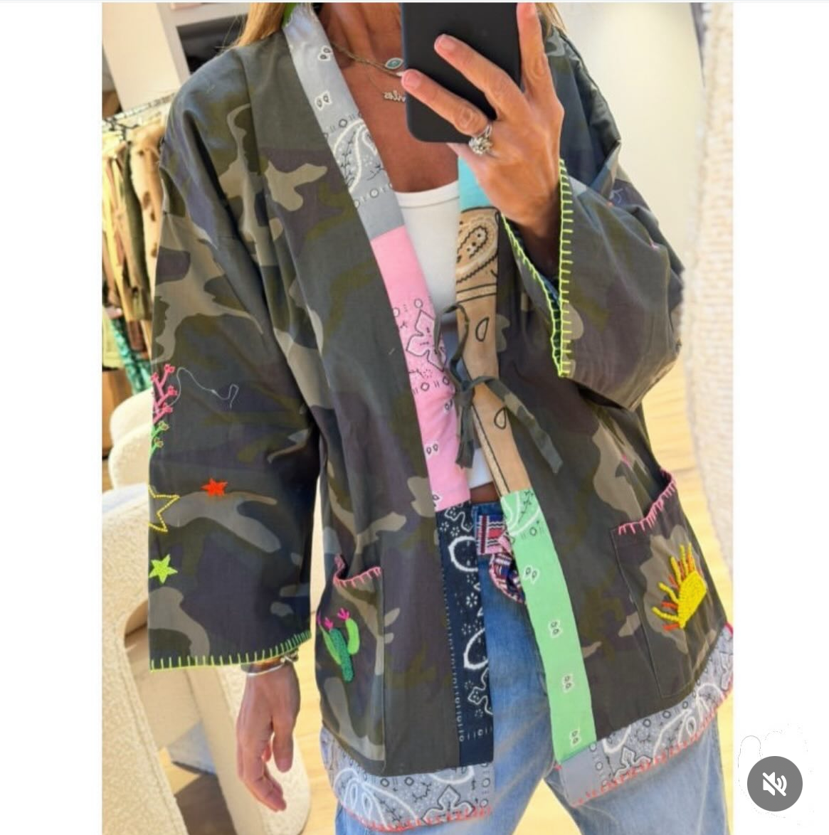Bandana army jacket