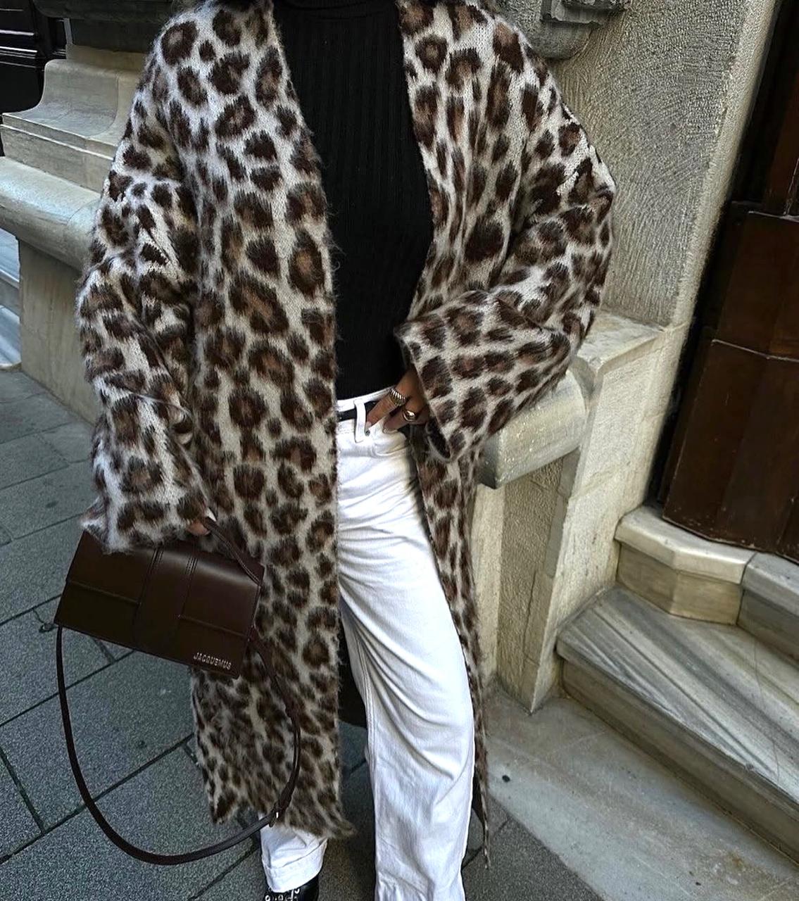 Leopard Fur Kimono