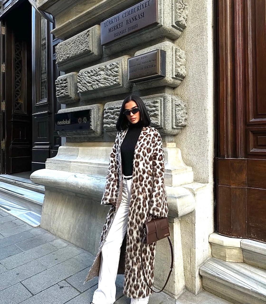 Leopard Fur Kimono