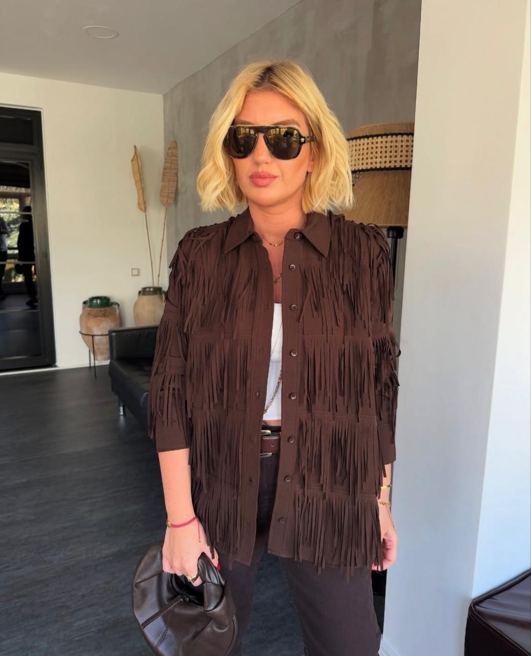 Fringers Brown Shirt