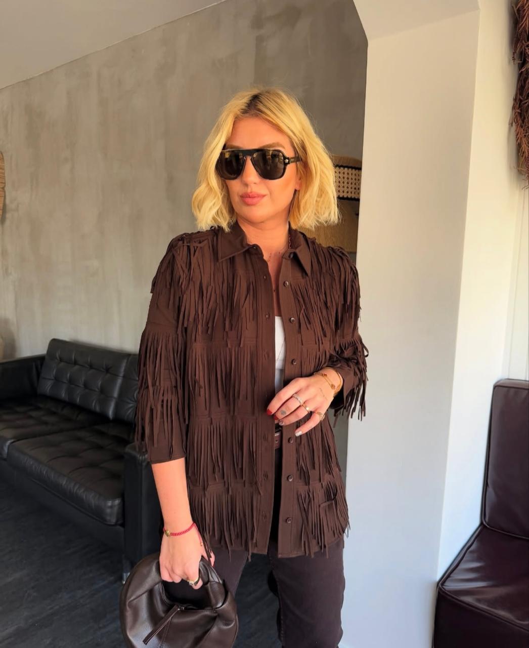 Fringers Brown Shirt