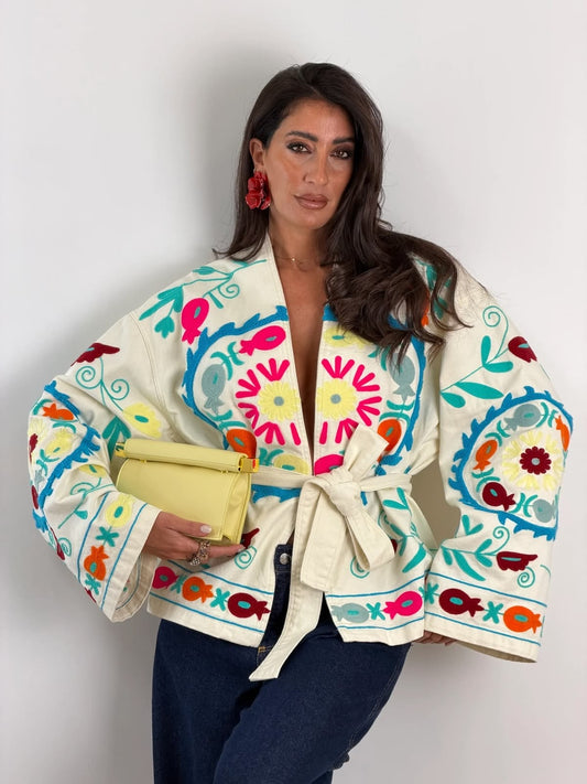 Jacket embroidery