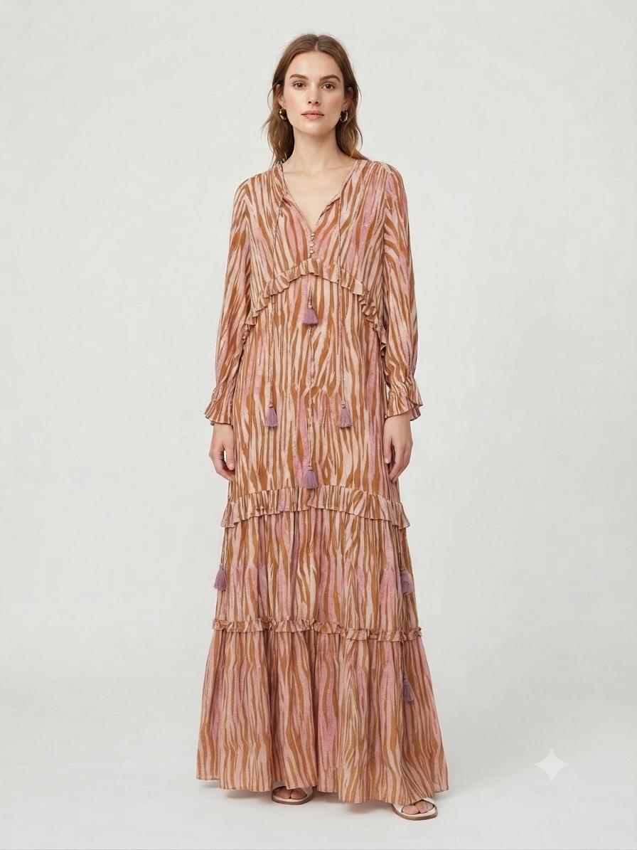 Dress zebra patten