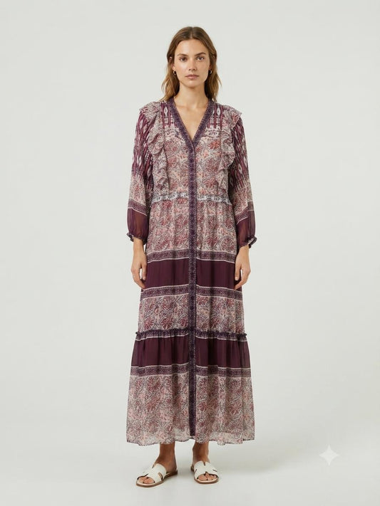 Dress eggplant