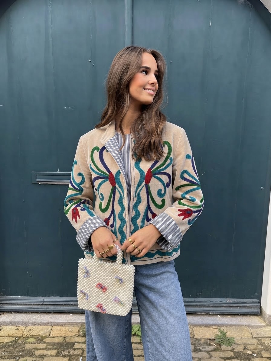 Jacket embroidery