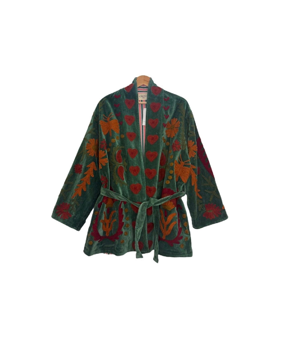 Jacket Olive embroidery Orlin