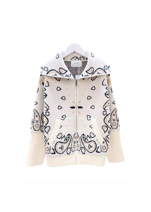 Bandana zipper Offwhite