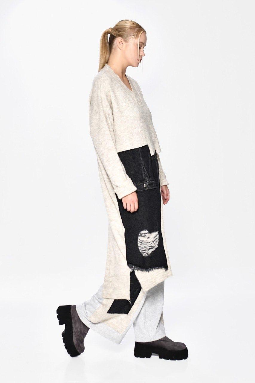 Knit side pullover Dq