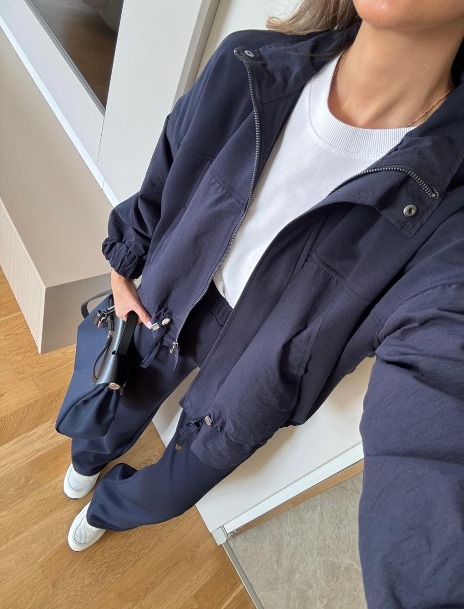 Set soft navy waterproof