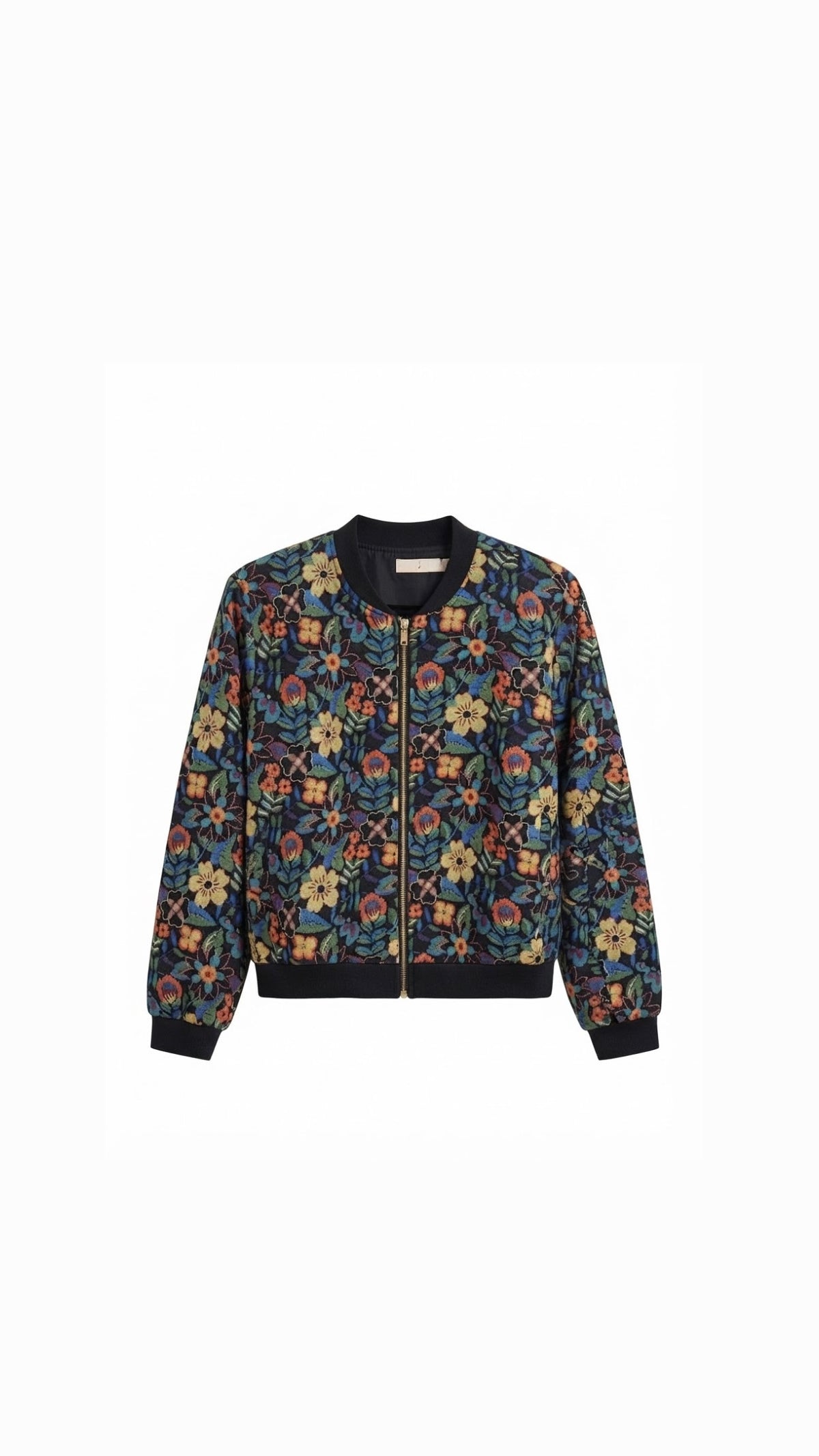 Jacket jacquard green olive
