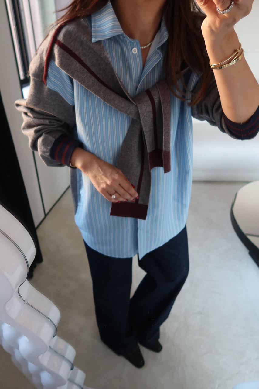 Shirt attached hoddie