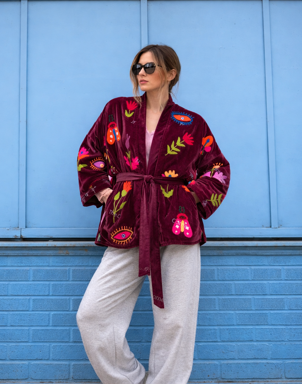 Jacket embroidery