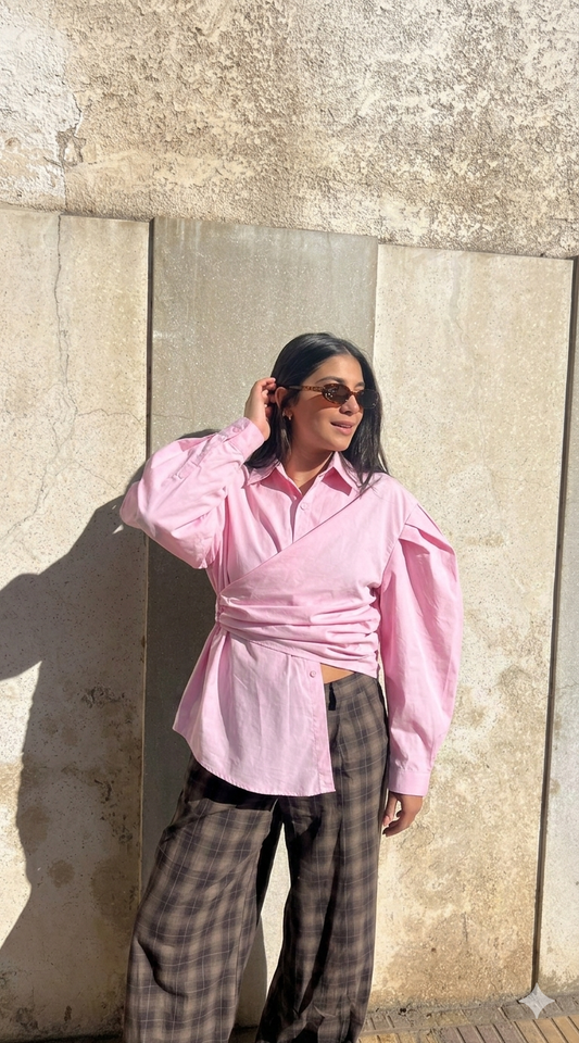 Shirt  pink surplice