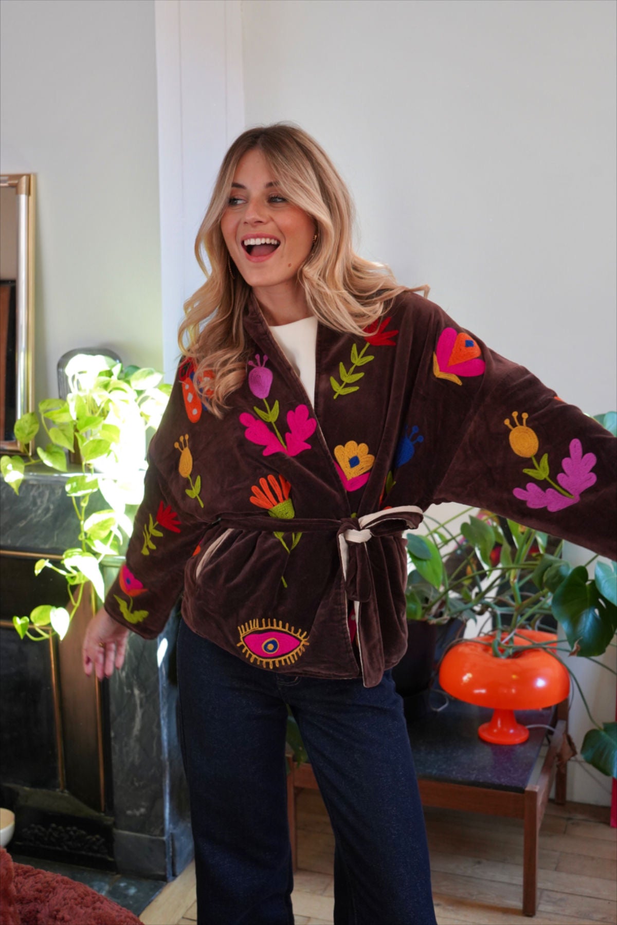Jacket embroidery
