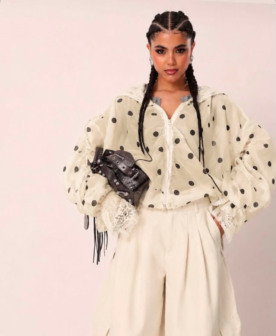 Sweater polka offwhite
