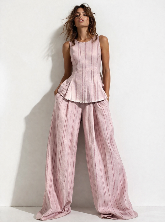 Set stripe pink