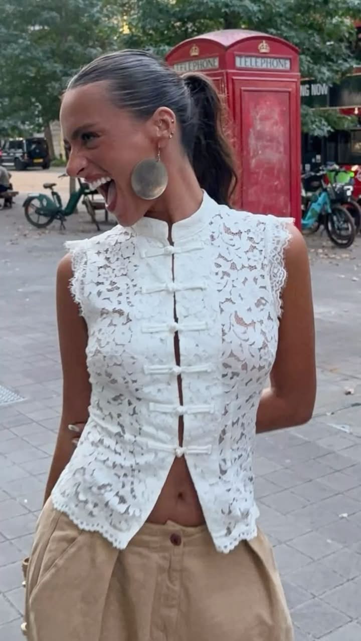 Top lace white