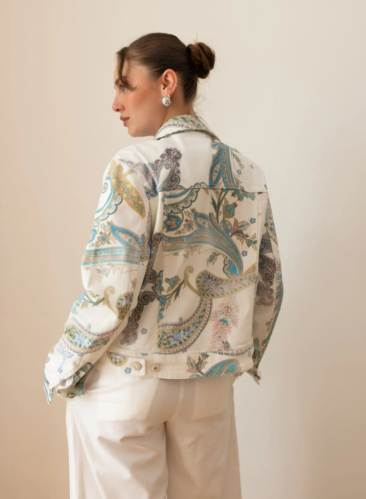Jacket pattern floral