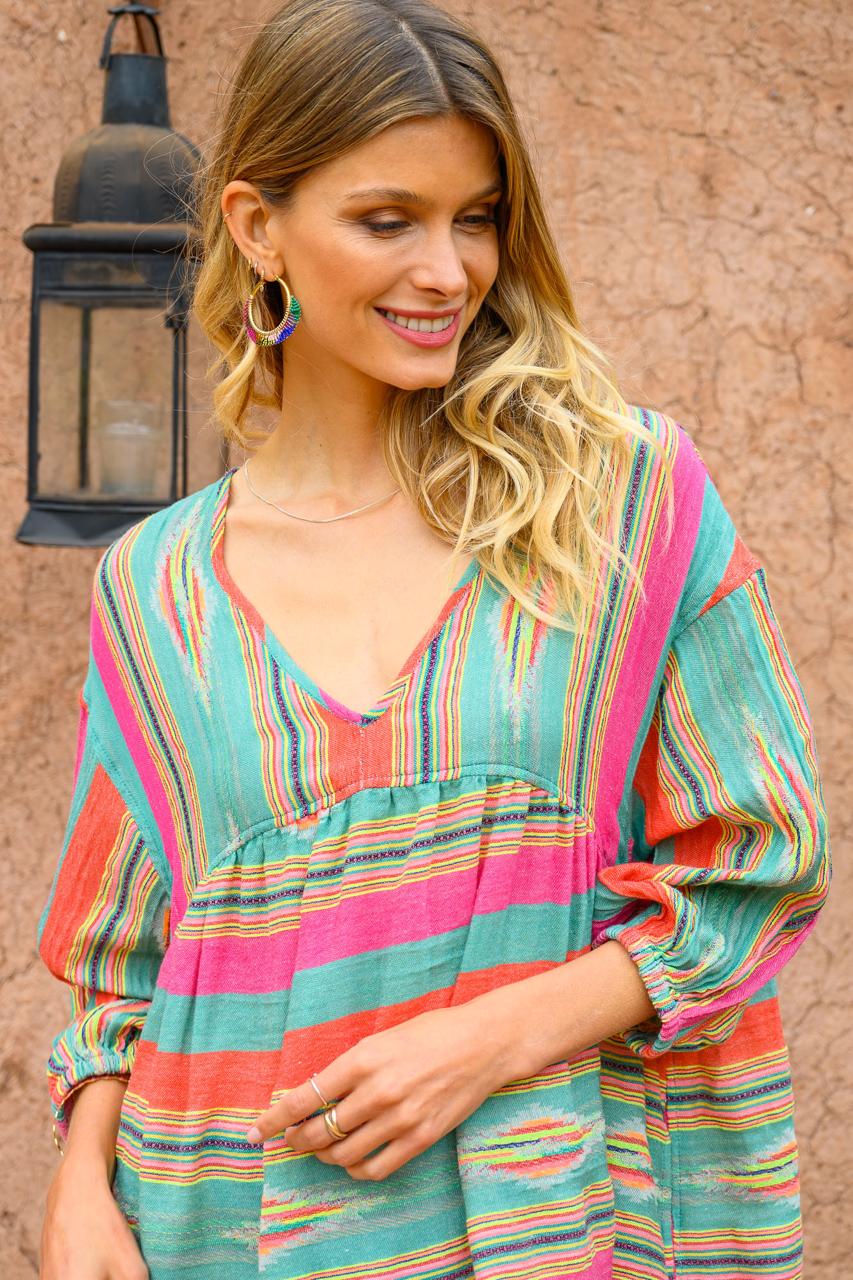 Shirt dress stripe