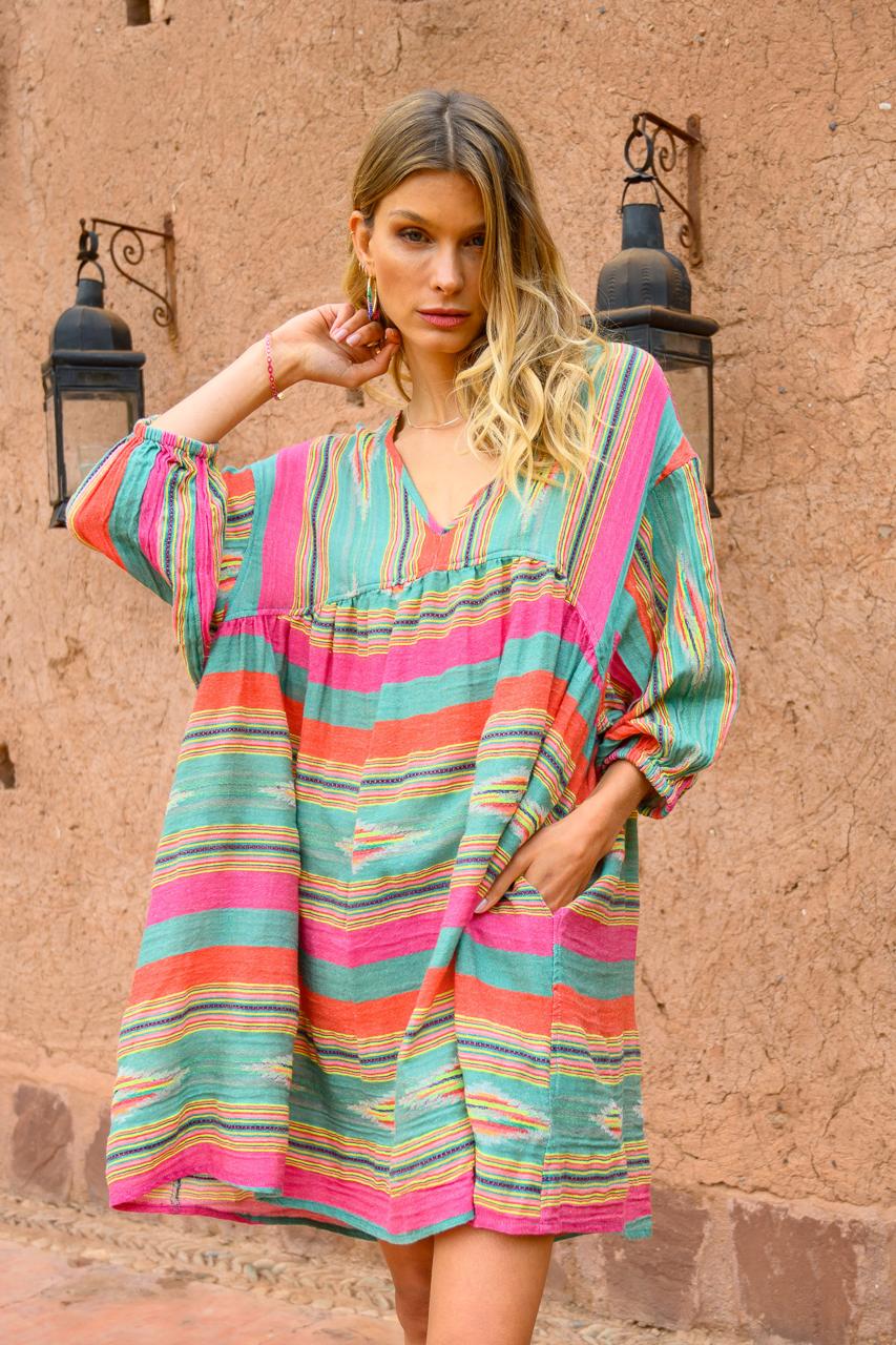 Shirt dress stripe