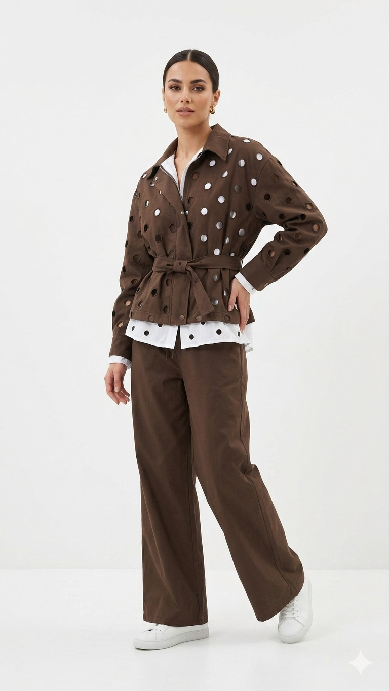 Set brown circles