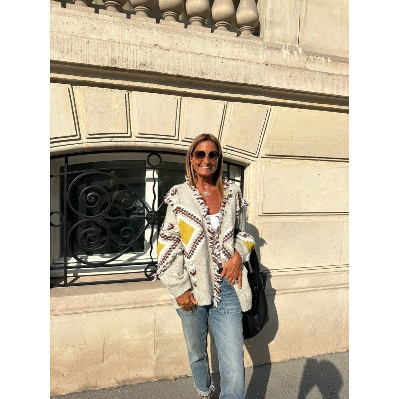 Cardigan fringes boho