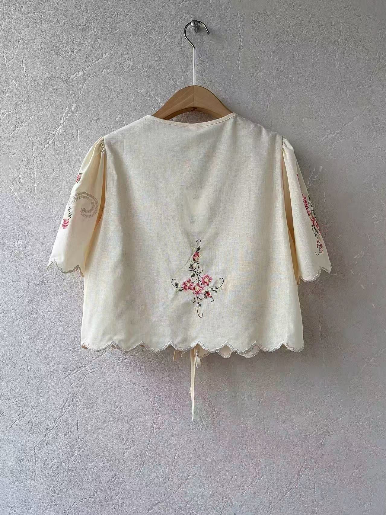 Top embroidery