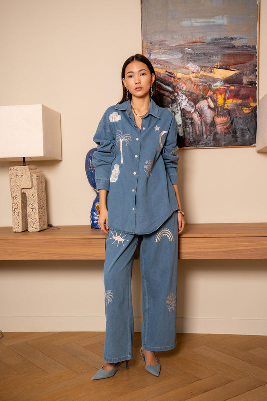 Set Palm Denim PQ Light