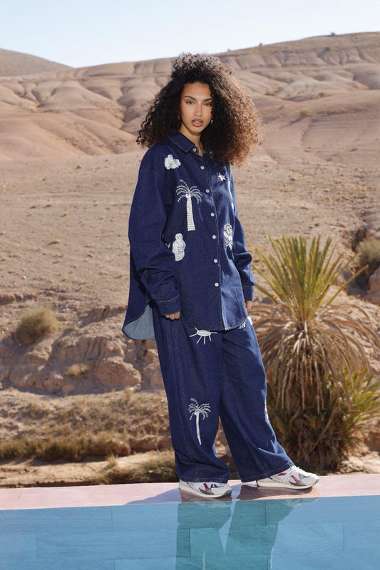 Set Palm Denim PQ Dark