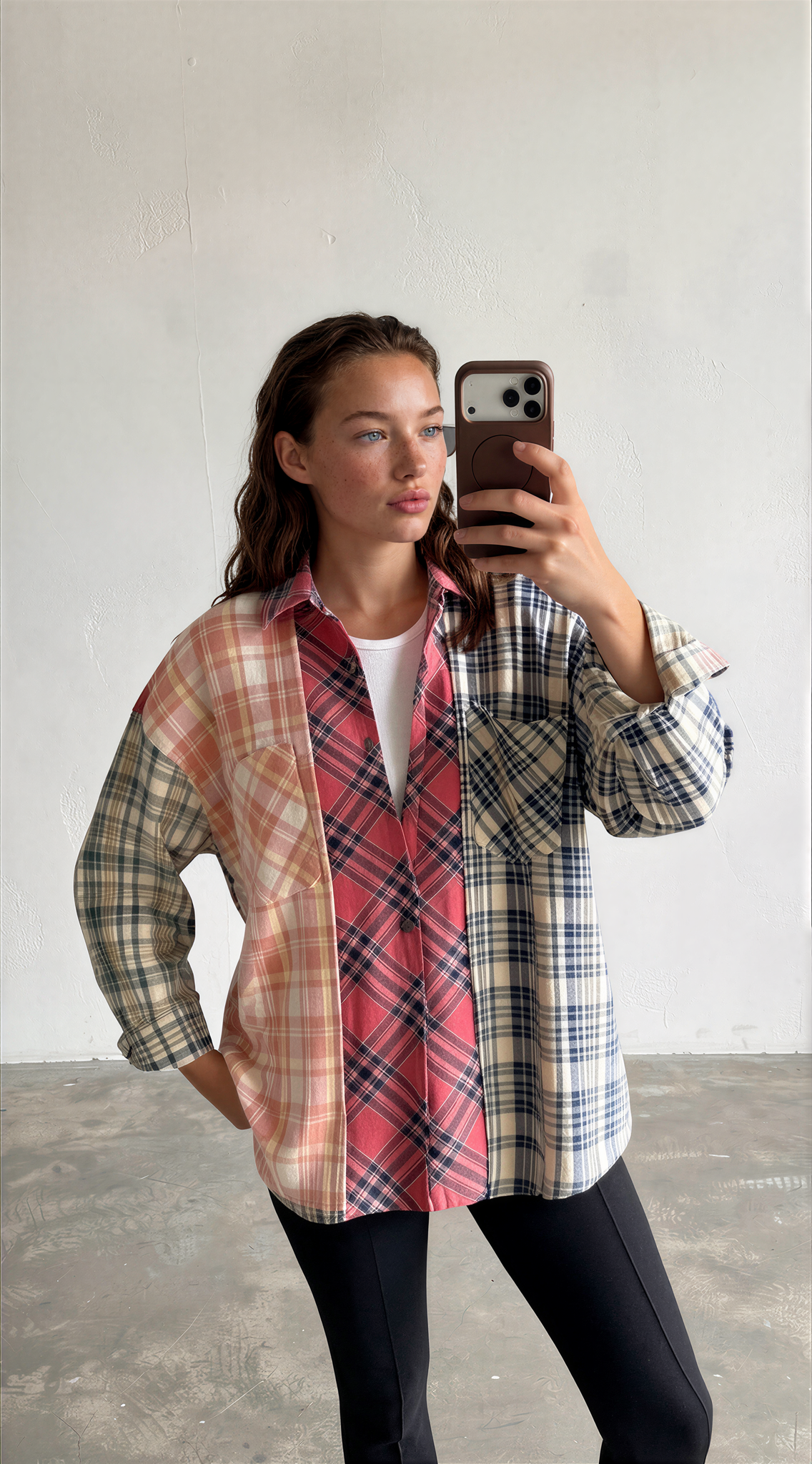 Shirt mulitcolor check