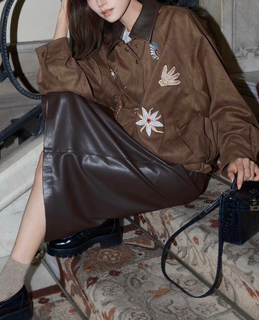 Jacket suede Pattern