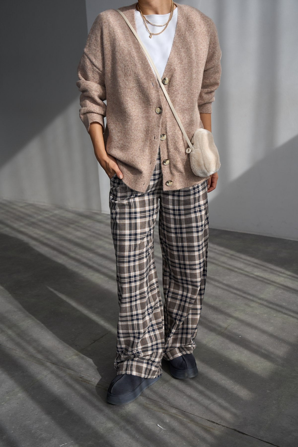 Pants plaid trousers