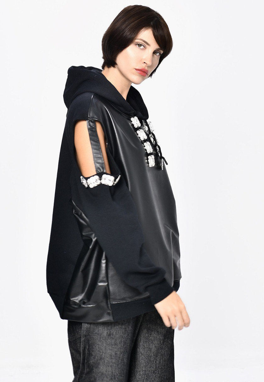 Shirt Sweater black DQ