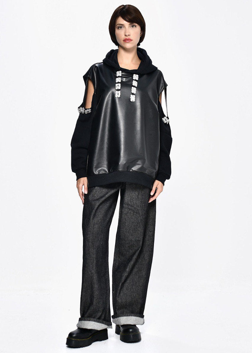 Shirt Sweater black DQ