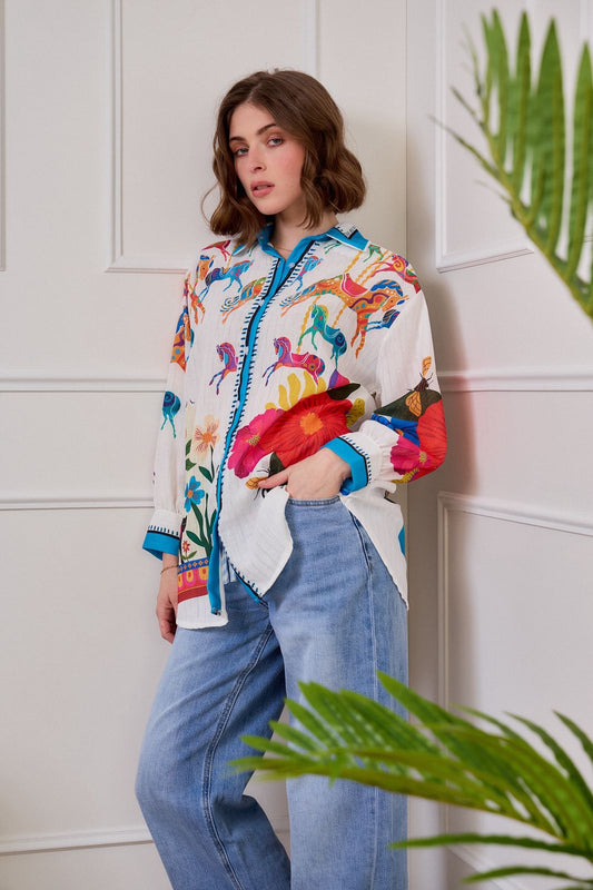 Chemise Snake Pattern