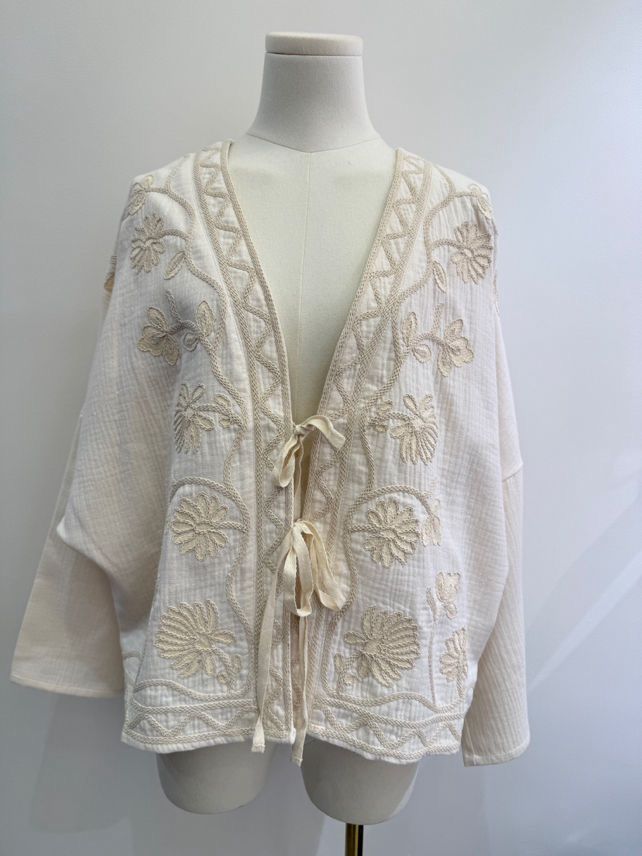 Chemise Ribbon OffWhite