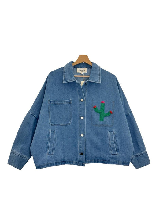 Jacket Denim Palm