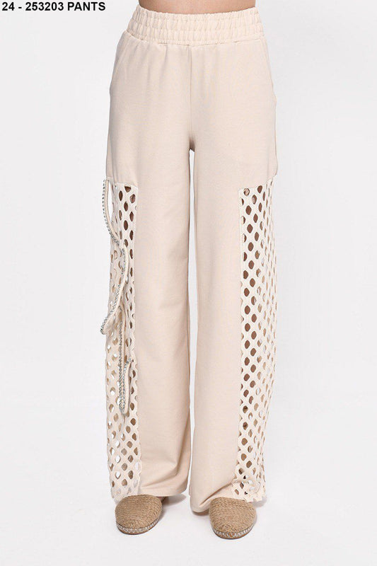 Pants DQ Beige x Crochet