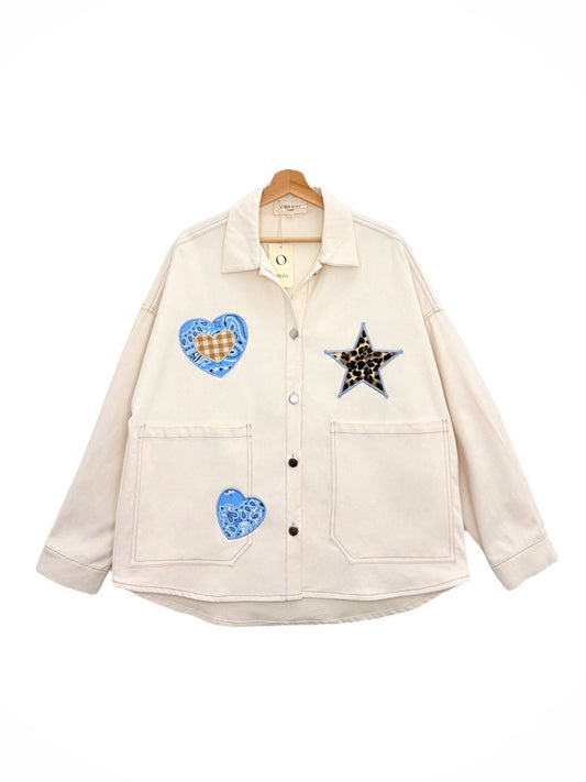 Jacket Heart Off White