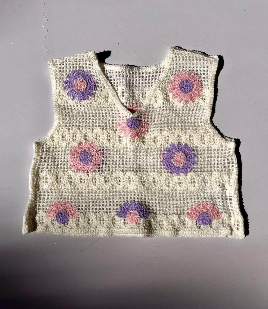 Crochet Flower Top