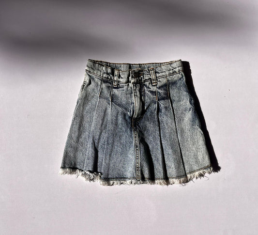Denim Short Skirt
