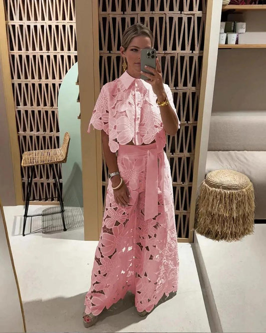LACE Pink Set