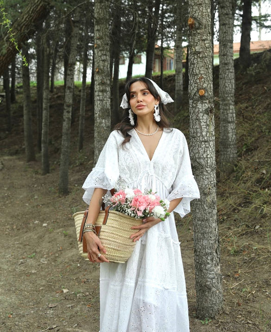Robin Boho White