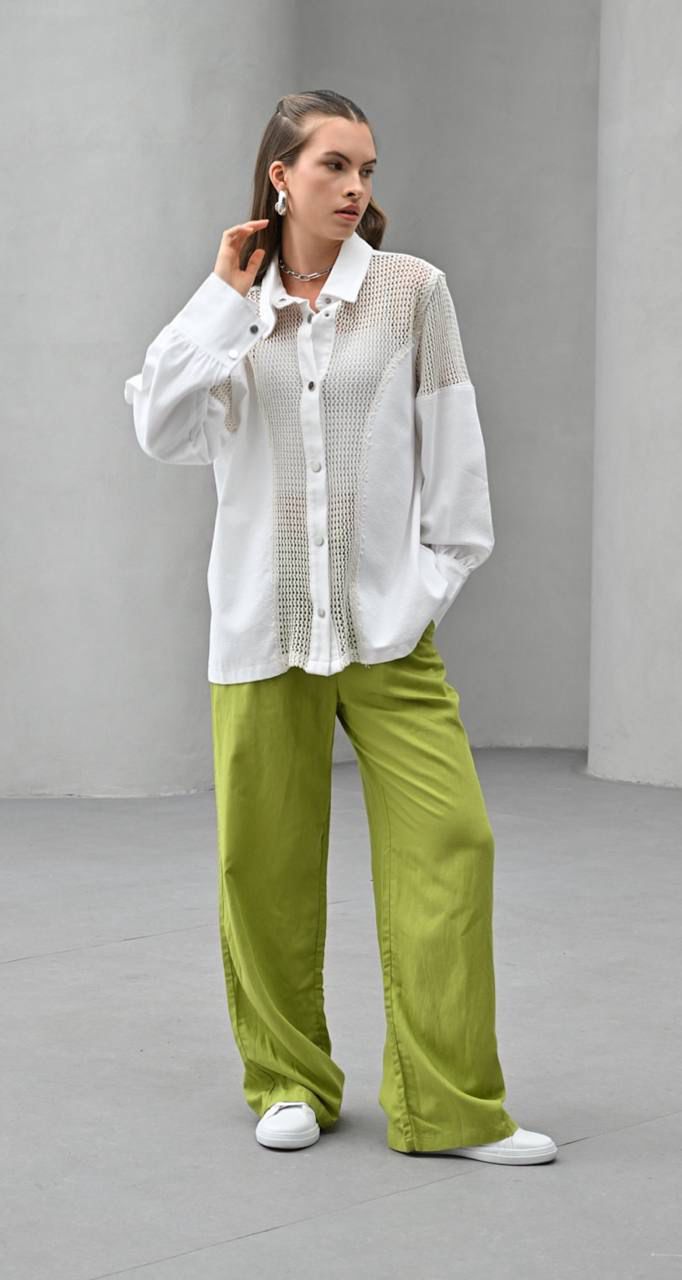 Jacket x Crochet Offwhite
